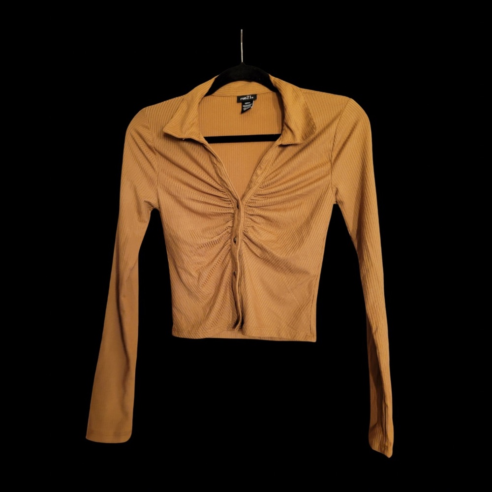 Ribbed Long Sleeve Top